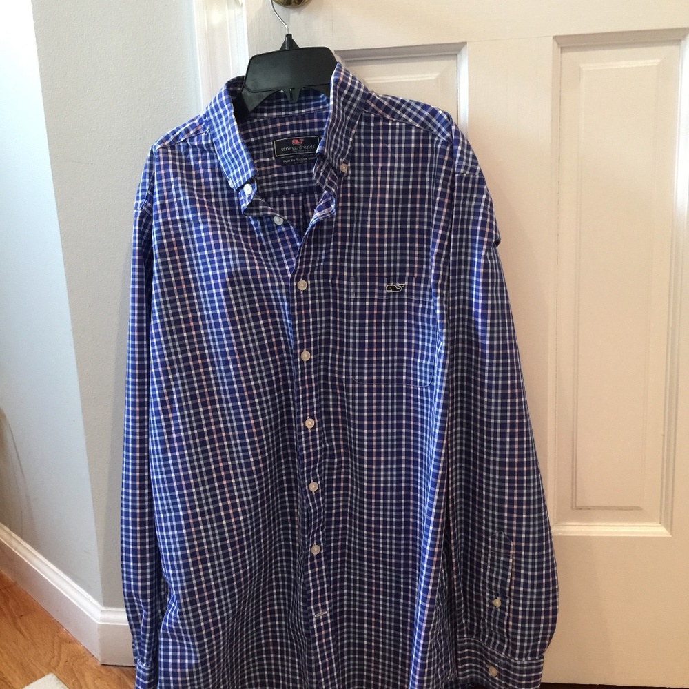 Vineyard Vines Men's Slim Fit Tucker Shirt L